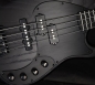 Preview: Sandberg California II VT4 & VM4 Nighthawk Pickguard, Black Aluminium